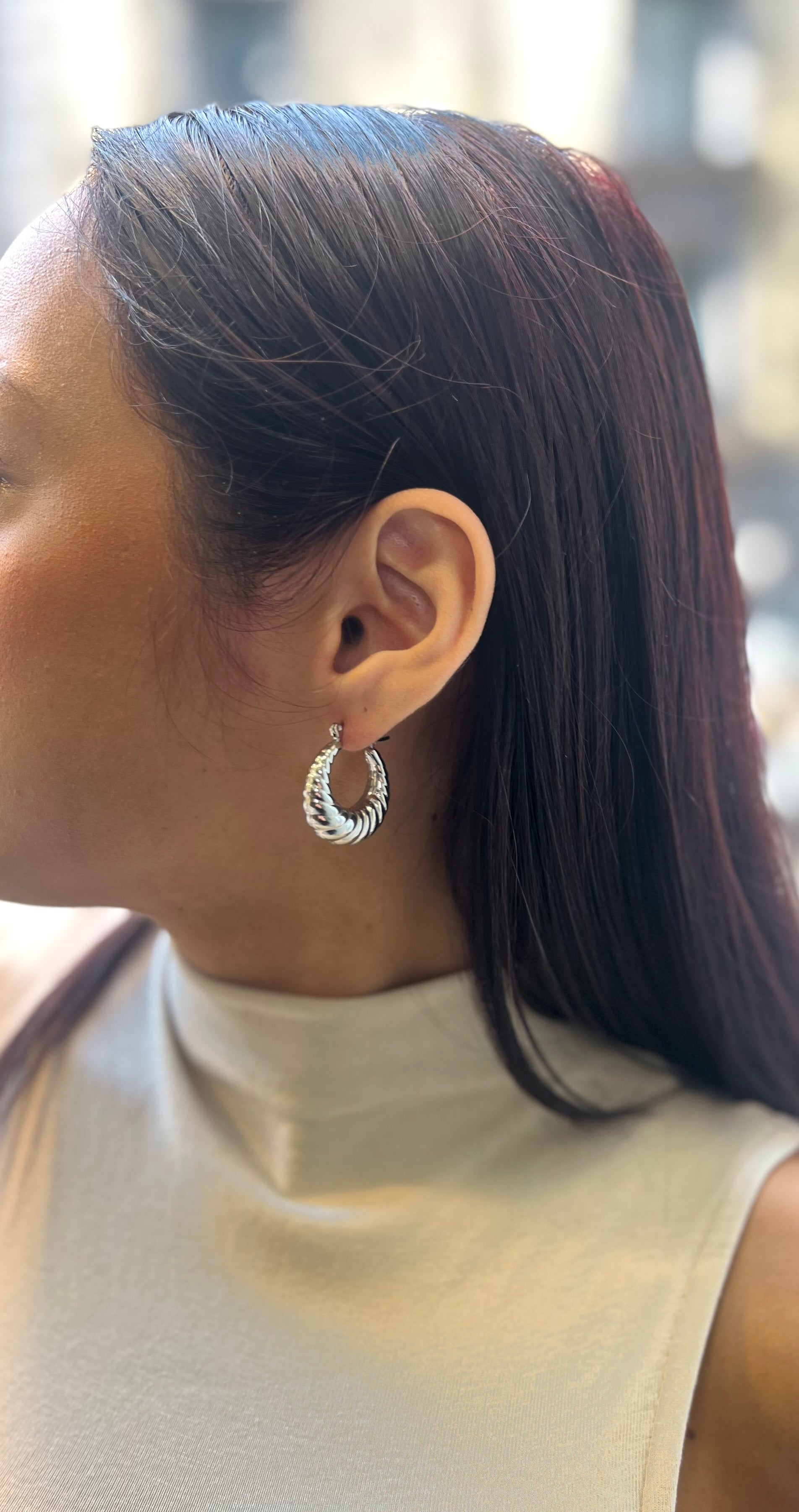 Orecchini Croissant Mini