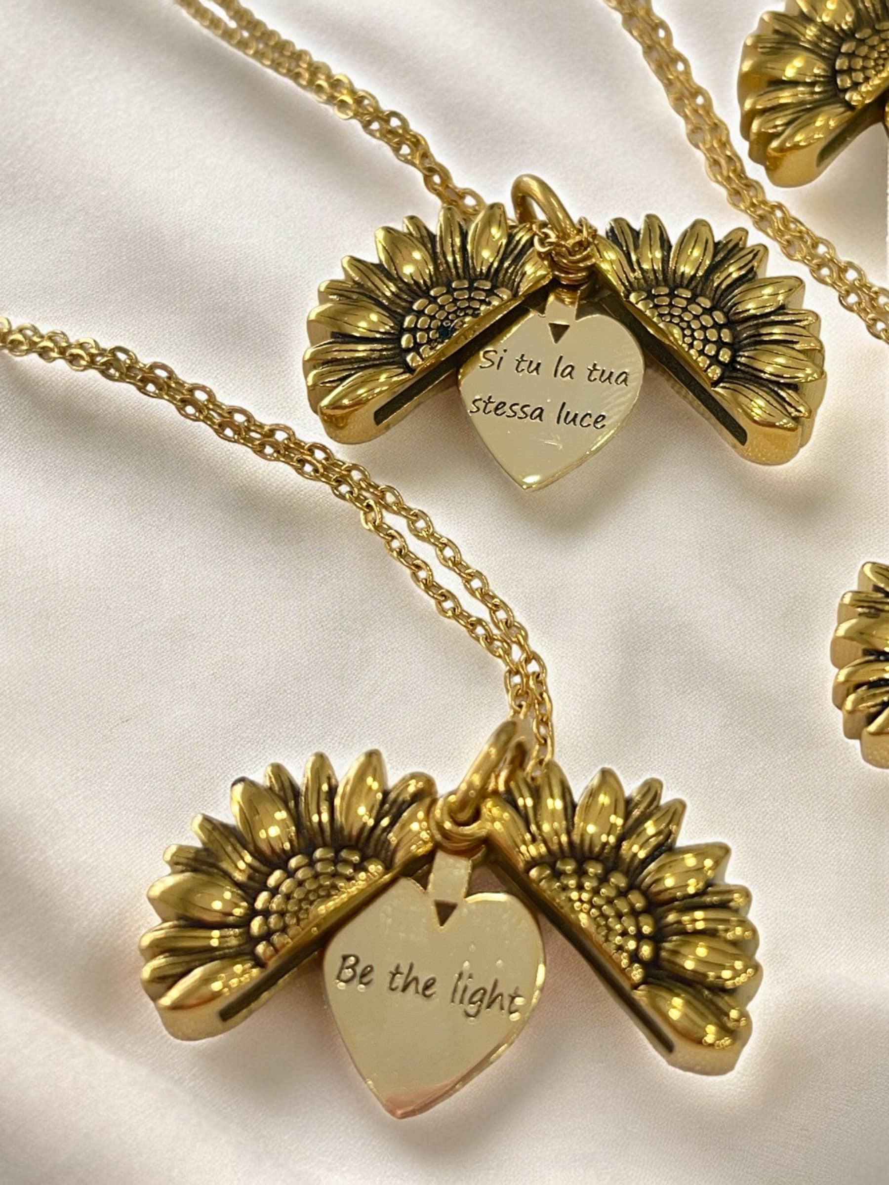 Collana Girasole Personalizzabile image 1