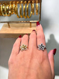 Anello Flower strass image 0