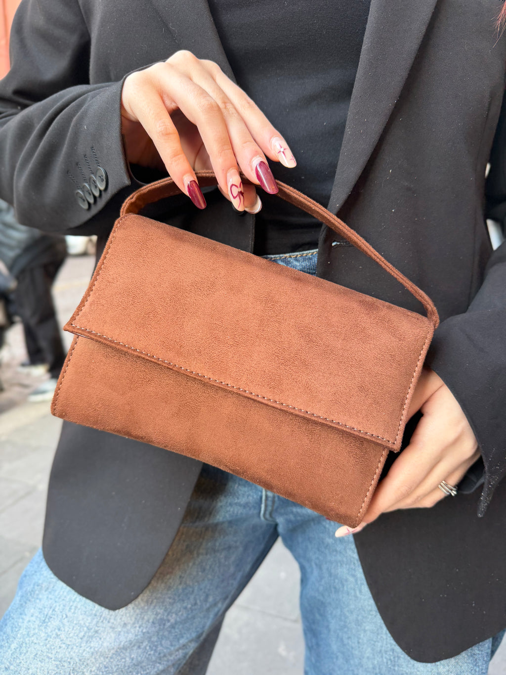 Borsa Mirror Velluto