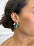 Orecchini Foglia Crystal image 0