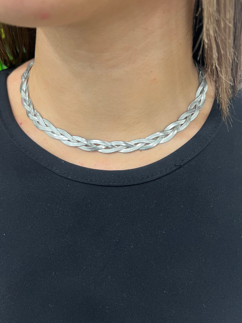 Collana Snake Intreccio