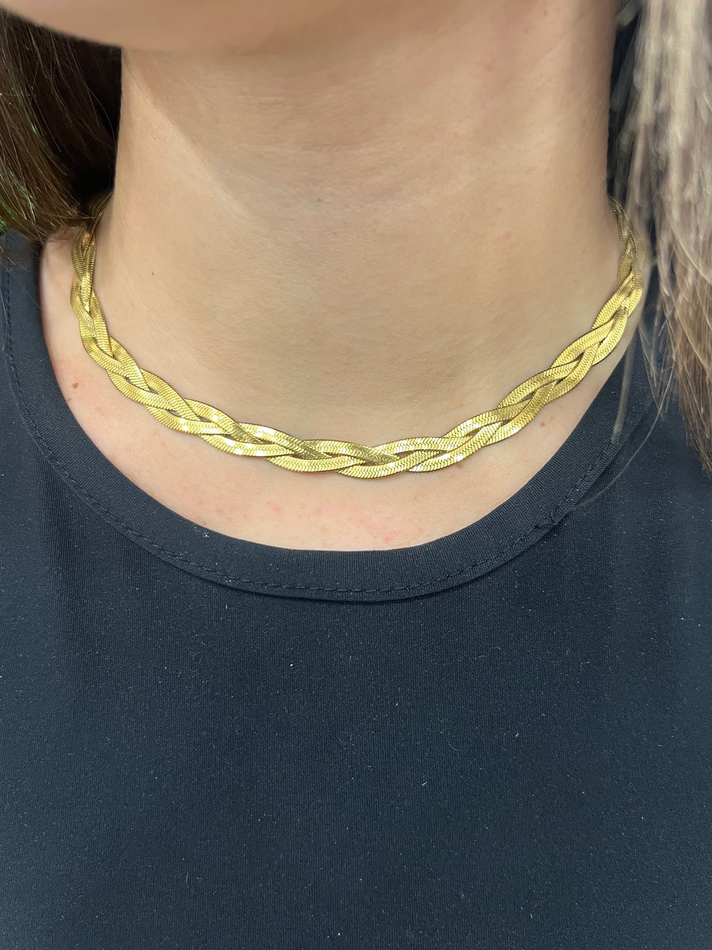 Collana Snake Intreccio