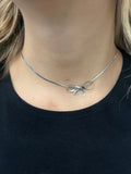 Choker fiocco