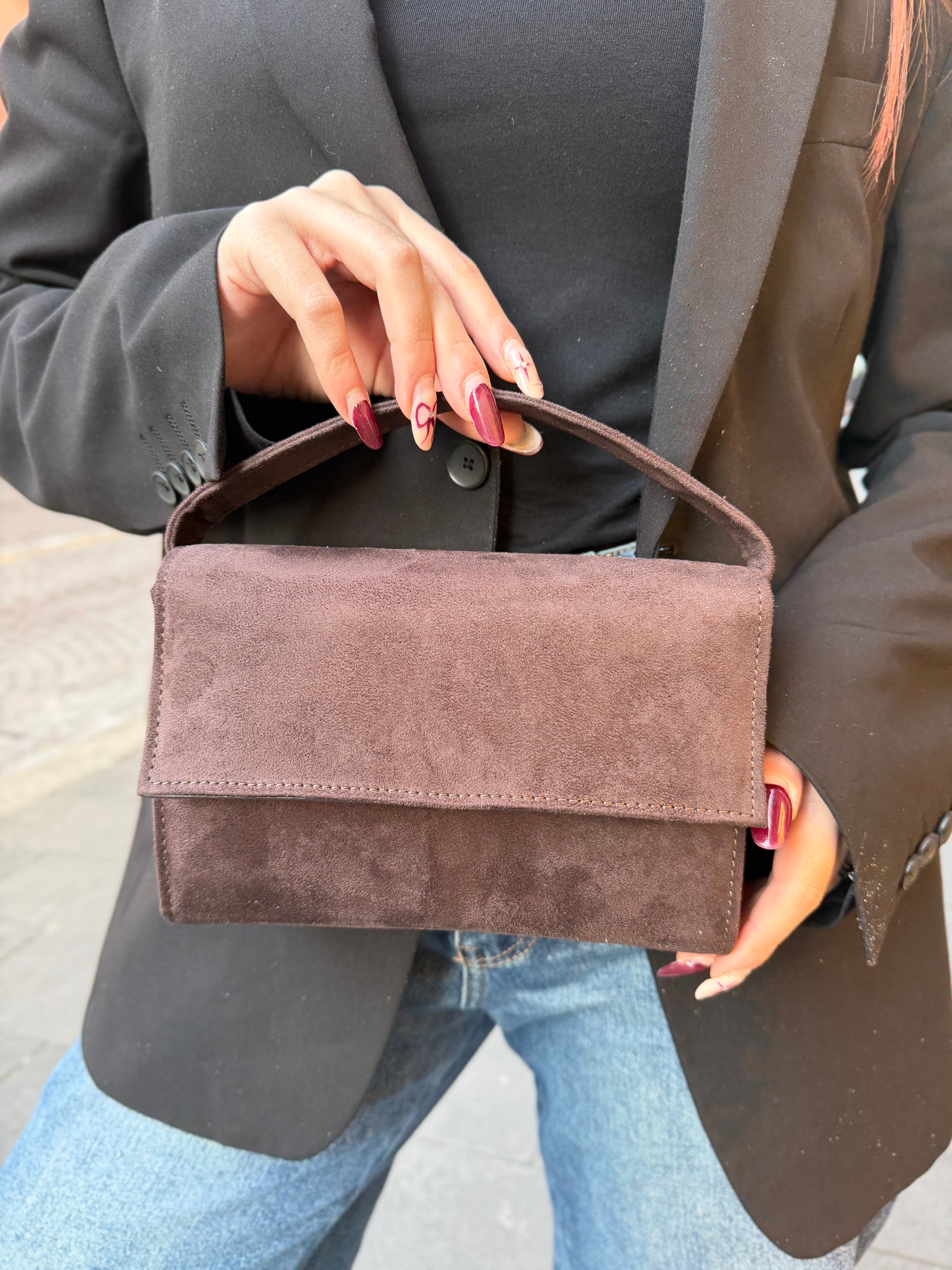 Borsa Mirror Velluto