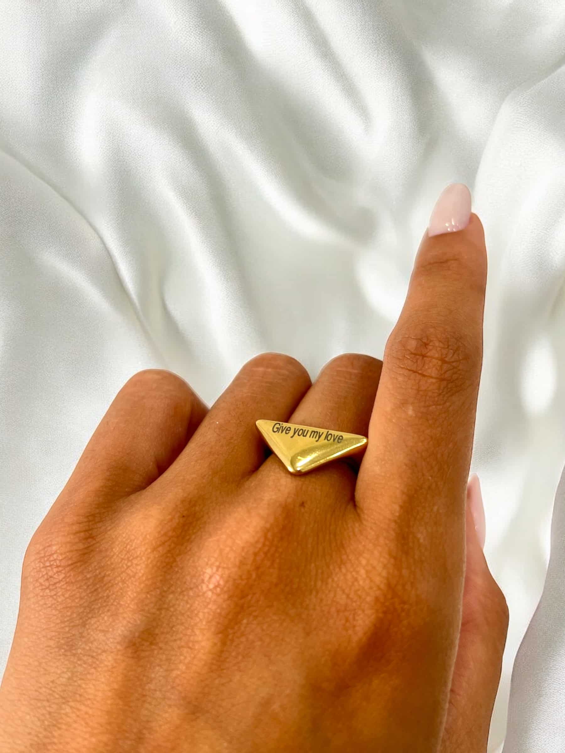 Anello Triangolo<span> - </span>Si image